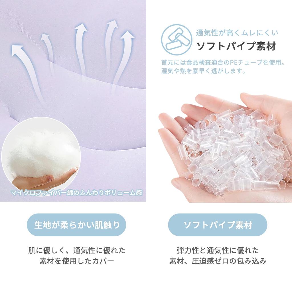 COZYNOVA Pillow, Dual-Layered, for a Restful Sleep [Neck and Shoulder Fit, Breathable, Natural Support for Head, Neck, and Shoulders, Pressure