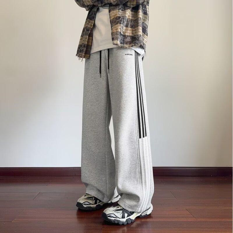 Sweatpants Men's Autumn Loose Casual Sports Trend Brand Straight Pants Retro High Street Pants