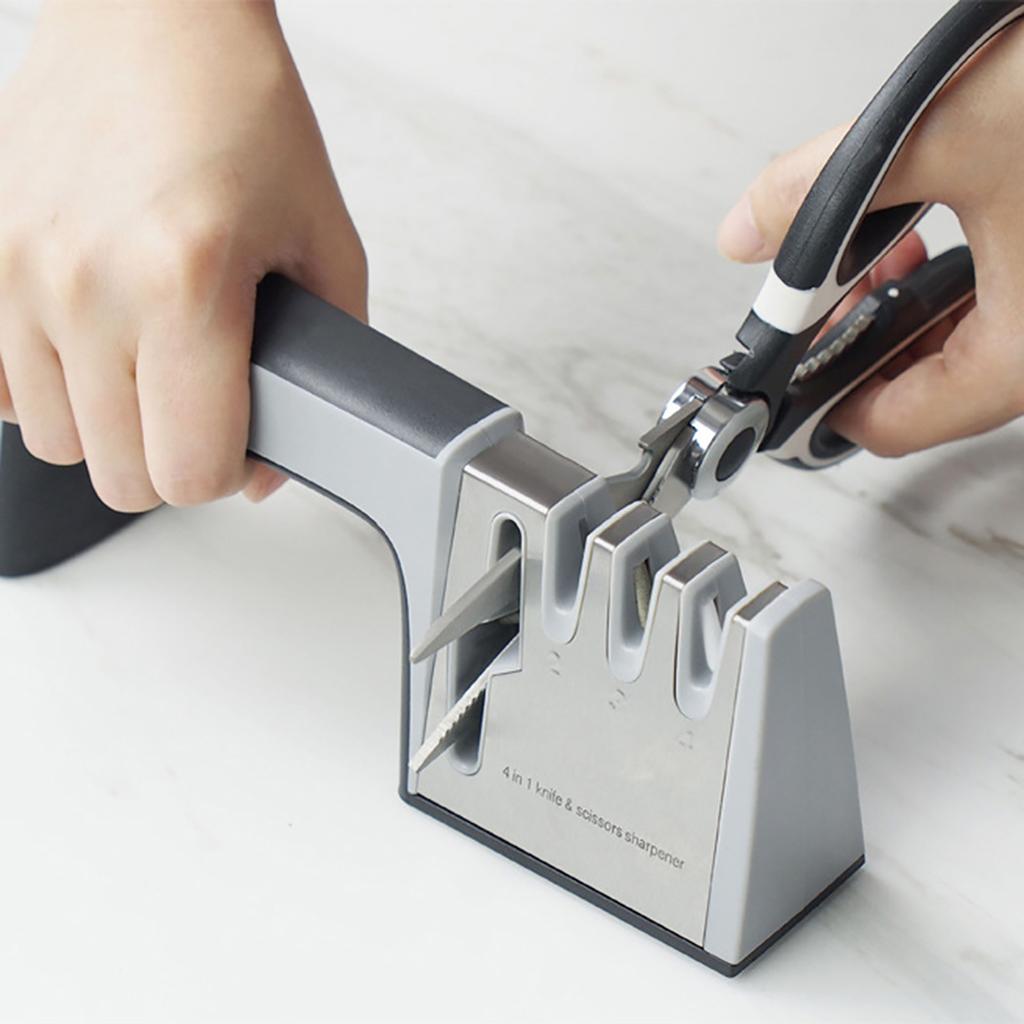 Multifunction 4 Stage Knife Sharpener Quick Sharpener Knife Grinder Home Kitchen Accessories