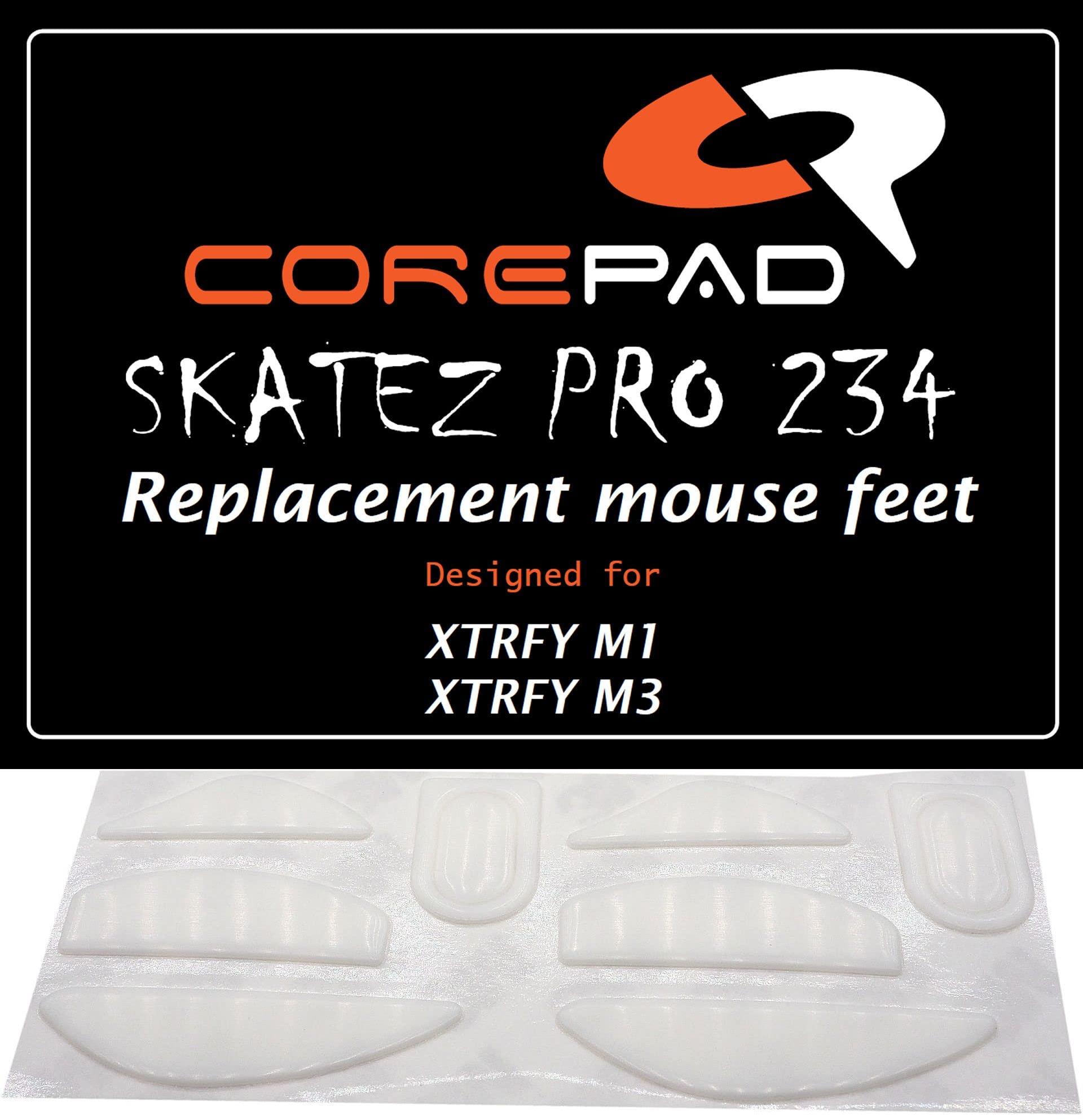 

Corepad Skatez PRO XTRFY M1 RGBXTRFY M3 RGB Mouse Feet (2-Pack)