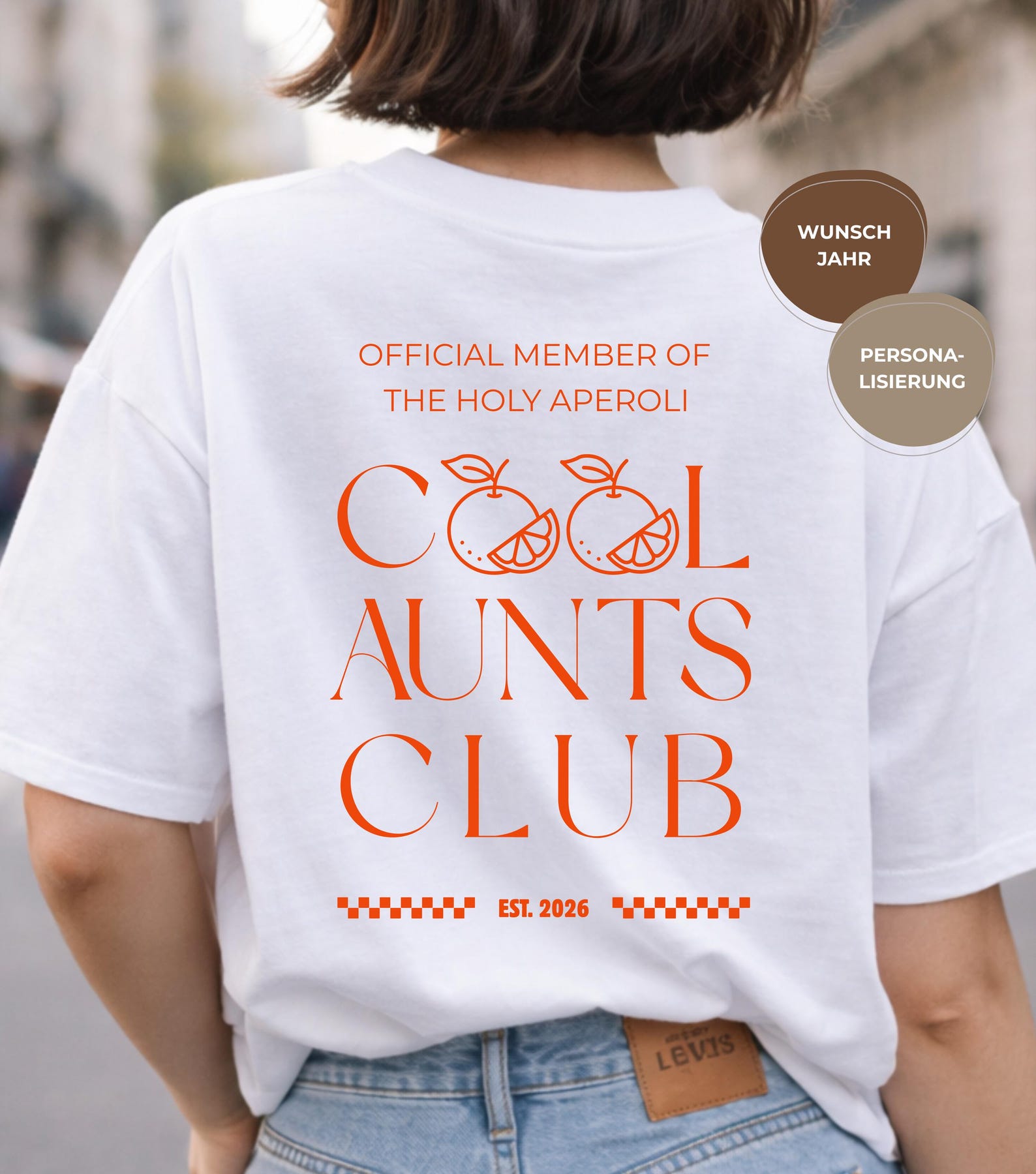 Personalized gift for aunt, Cool Aunts Club T-shirt, aunt outfit with desired year, Cool Aunt gift, personalized T-shirt 3XL