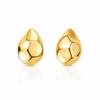 14K Gold Plated Stainless Steel Earrings, Geometric Drop Kst3641
