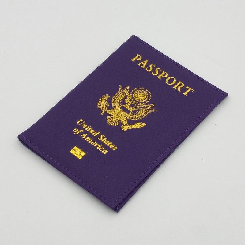 Vibrant Candy Color Passport Travel Organizer Holder Card Case Protector American Cover