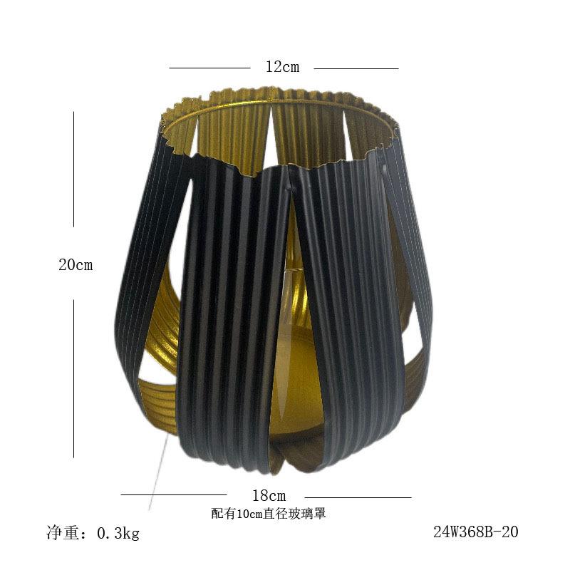 

Outdoor Candle Holders for Patio-Black Candle Holder for Table Centerpiece - Farmhouse Decor Fireplace Metal Candle Holders