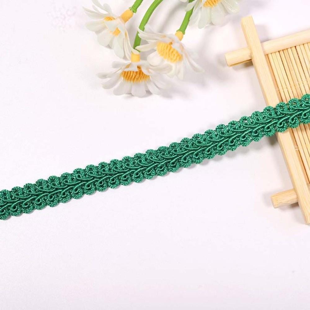 40M Length 1.2cm Wide Bright Hue Lace Trim Color Herringbone Woven Trim Lampshade Ornament