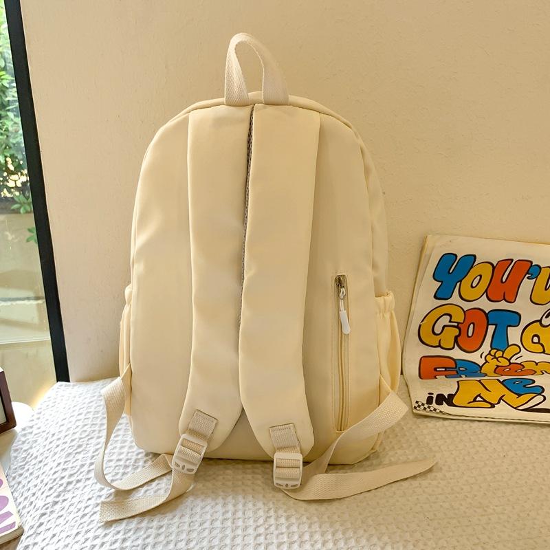 Schoolbag sweet wind girl out travel cute backpack light research spring outing small shoulders primary school students simple schoolbag