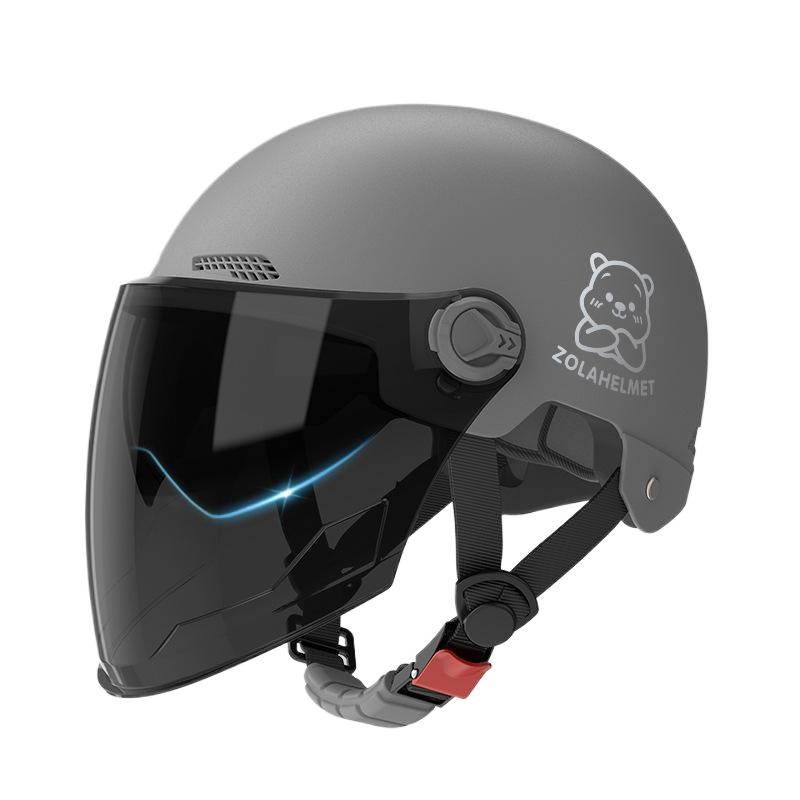 Helmet Electric Car Girl Cute Funny Lightweight Hair Hat Women's Helmet