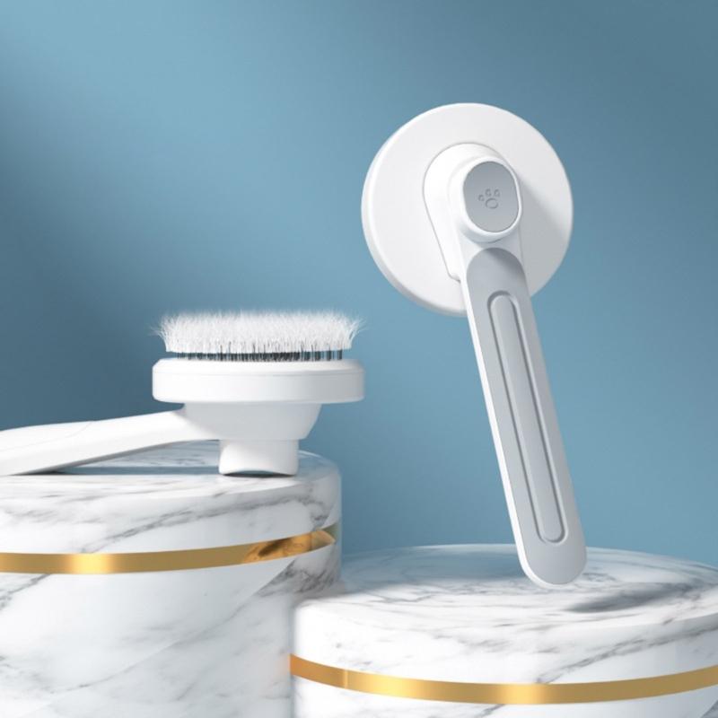 Pet Cat Brush Dogs Comb Self Cleaning Massage Brush for Dogs Hair Removes Tangles Pet Hair Massages Comb Accessories