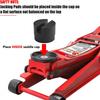 Universal Car Jack Pad Rubber Slotted Floor Adapter Frame Protector Repair Tool for Pinch Weld Side Lifting Jack Stand Vehicle Maintenance