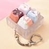 4-Key Puppy Keycap Keychain Relax Button Mechanical Keyboard Keying Fidget Toy Keychain  Reduce