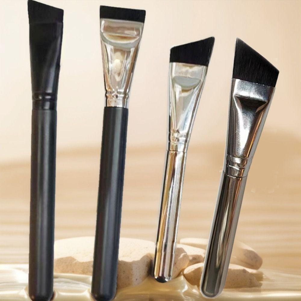 Korean Flat Head Ultra-thin Concealer Brush Korean Foundation Brush  Makeup Facial Mask