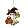 Ghost Hanging Decoration Acrylic Ghost Series Sun Catcher Cartoon Ghost Halloween Decoration for Windows Porch Walls