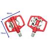 KCNC KPED09 Lightweight MTB Clipless Platform SK2119 Pedals, Red, KPED09-CR-R,