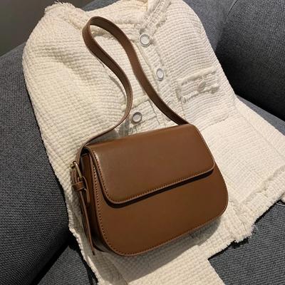 Torba damska na ramię, półokrągła, vintage, elegancka, prosta i uniwersalna, na jedno ramię, listonoszka