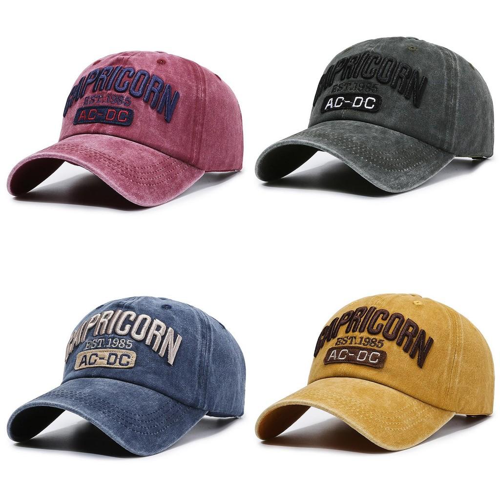 Kozoroh Výšivka Písmena Baseballová Čepice Venkovní Klobouk na Ochranu před Sluncem Prodyšný