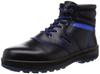 Safety Short JIS Slip SL22 BL 3E [Simon] Shoes, Shoes, Compliant, Safety, Comfort, Resistance, Cushioning, Black/blue, 26.5 Cm,