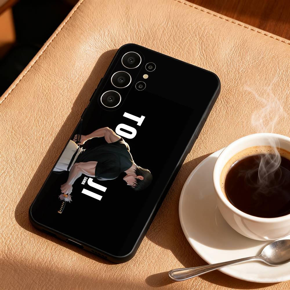 Toji F-Fushiguro Jujutsu K-Kaisen Phone Case For Samsung S26,S25,S24,S21,S22,S23,S30,Ultra,S20,FE,Lite,10,9,Black Cover