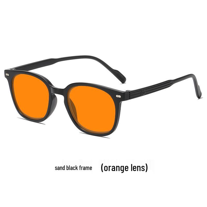 Unisex Retro Night Vision Yellow Goggles - Anti-Blue Light Full Frame for Phones & Gaming