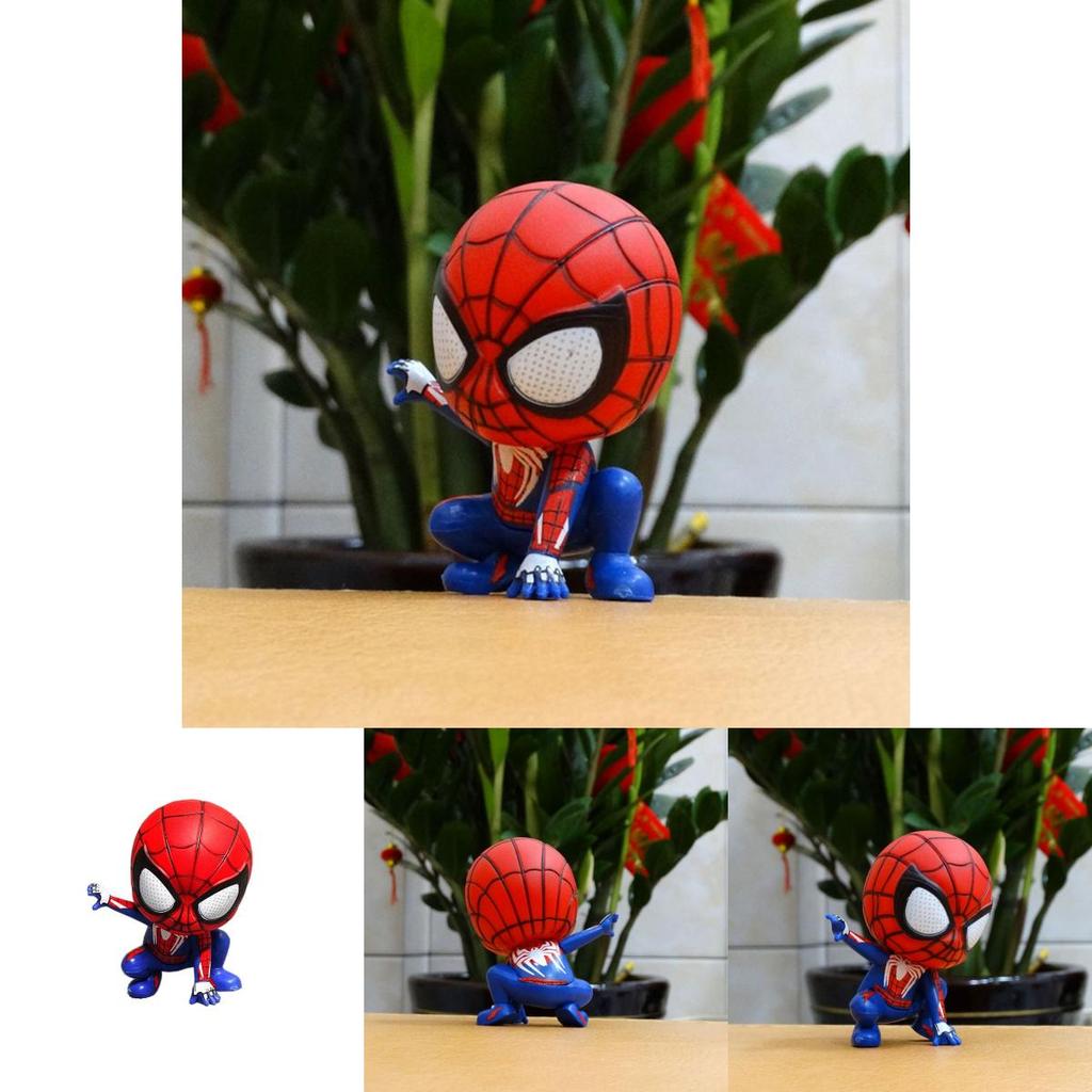 Adorable Figurine Poupée Spider-man Pour Décoration de Gâteau de Fête d'Anniversaire et Collectionneur Amusant