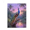 JISHSHAY Diamond Art Peacock Round Beads 40x50cm Diamond Art Kit Animal Bead Art Diamond Art Diamond Art Set Handmade Kit for Adults Diamond Painting