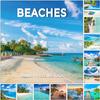 2026 Calendar, 2026 Wall Calendar, Beaches Calendar 2026 from Jan 2026 - Dec 2026, 12" X 24" (Open), 12-Month Seaside Landscape Calendar, Large