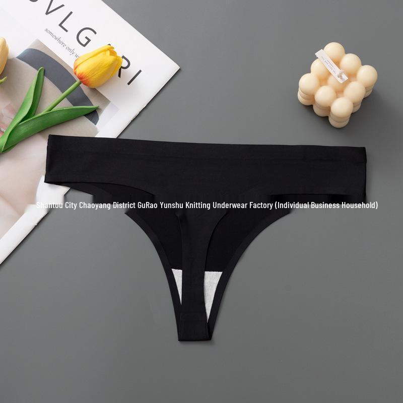 

Solid Color Leopard Print Ice Silk Seamless Women s Plus Size Panties - Sexy, Thin, and Breathable XXL