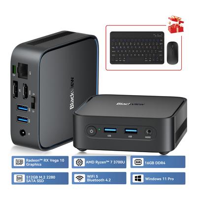 Mini PC Blackview MP50 AMD Ryzen 7 3700U 16GB+512GB SSD Radeon Vega 10 Windows 11 Pro