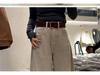 Women's Khaki Wide-Leg Jeans - 2026 Autumn Fashion Versatile Casual Style