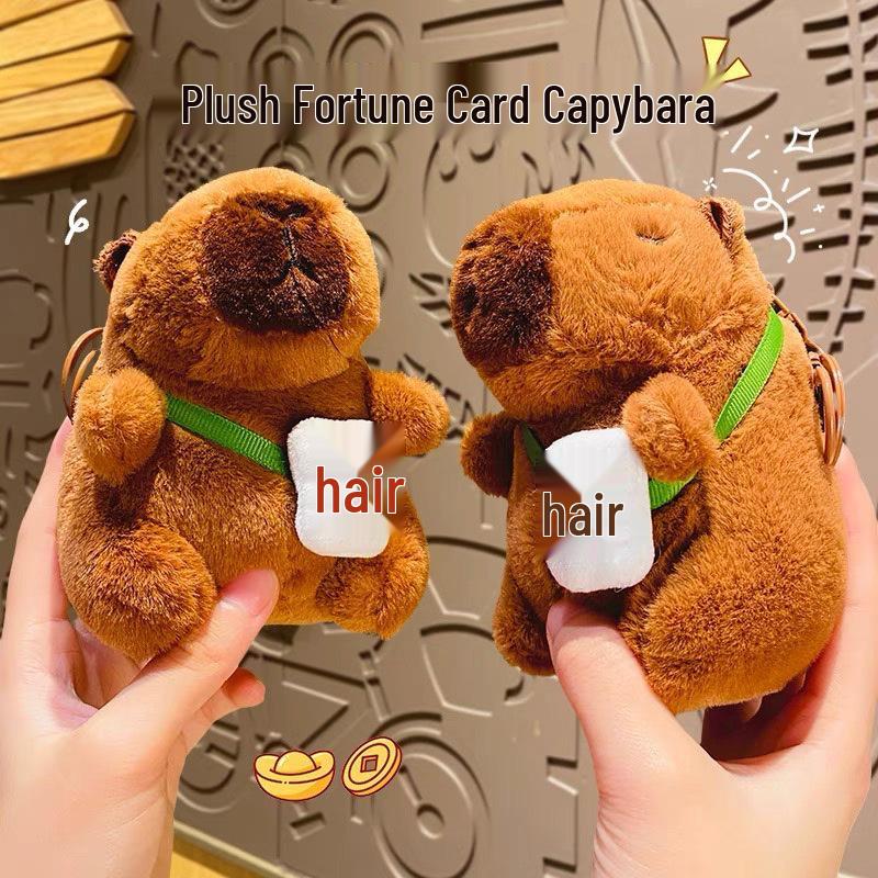 Popular Capybara Plush Pendant: Cute Capybara Ornament Toy