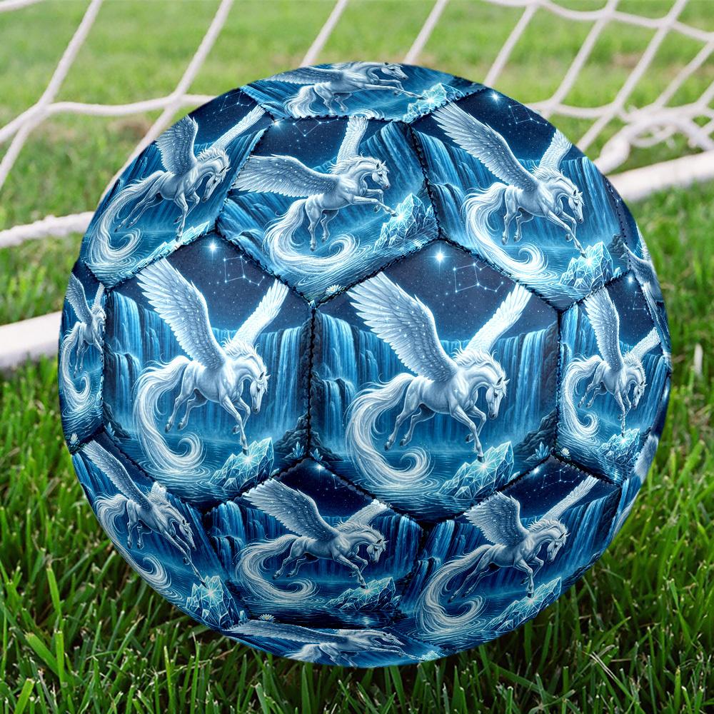 1pc Pegasus Waterfall Night Durable Size 5 Soccer Ball Professional Match Training Football Indoor &Outdoor Sports Ball p60136