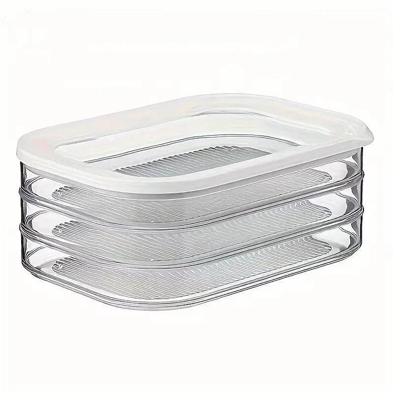 Meat Container For Fridge Bacon Lunch Meat Container For Refrigerator Meal Prep Containers Stackable Food Storage Boxes With Lid