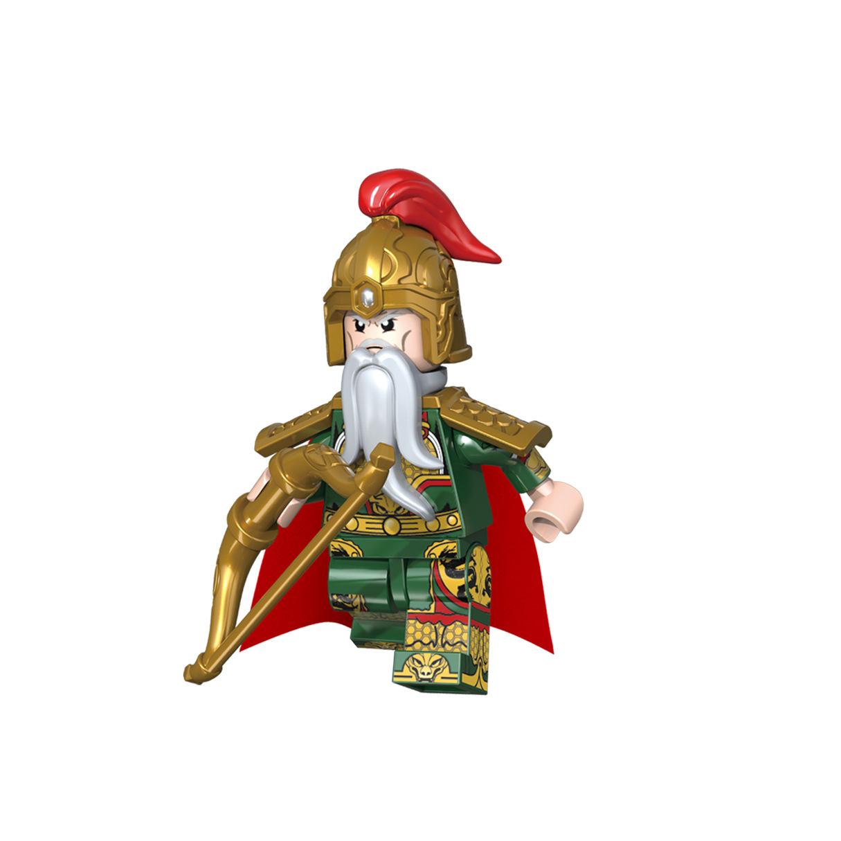 

Троецарствие перо Чжао Юнь пять тигров общий конный боевой конь красный кролик строительные блоки детские игрушки