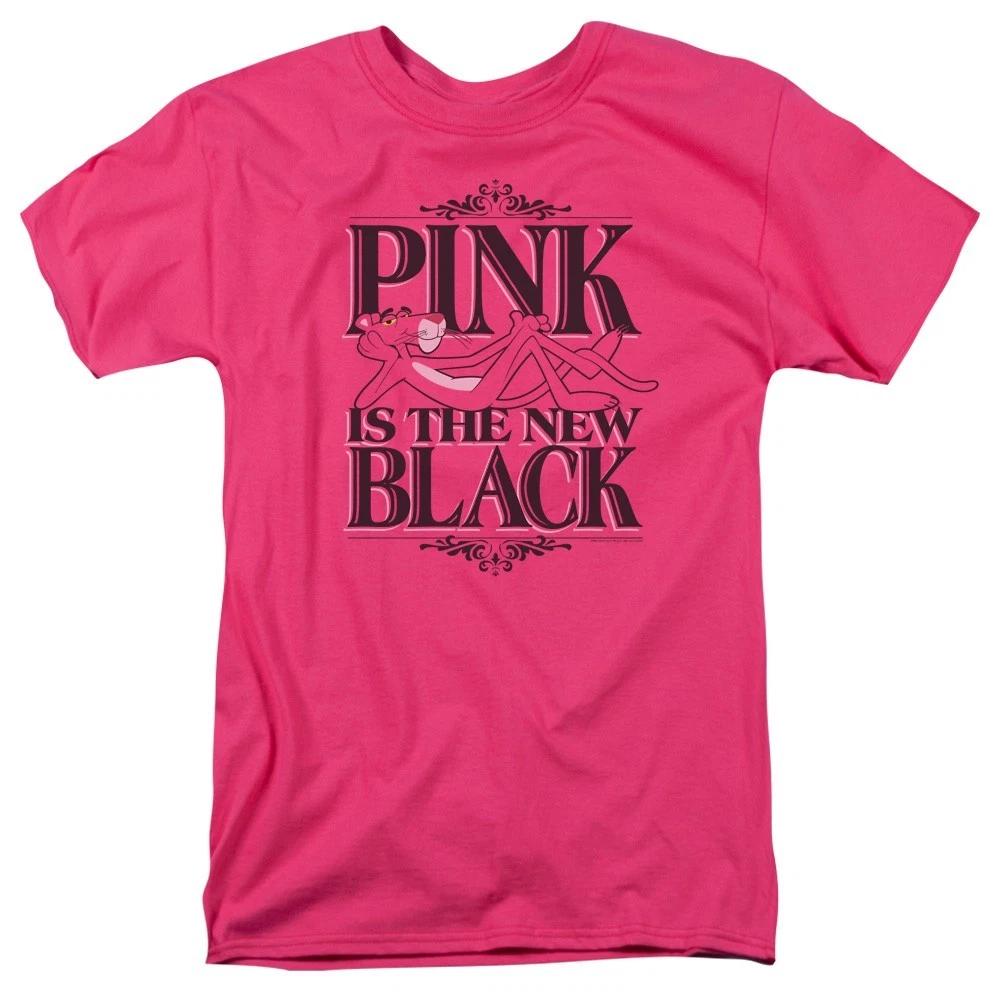 PINK PANTHER PINK IS THE NEW BLACK Licensed Adult Men s Graphic Tee Shirt SM-3XL 3XL