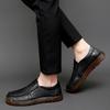 Handmade Genuine Leather Men Shoes Breathable Casual Shoes Men Loafers Moccasins Man Flats Shoes