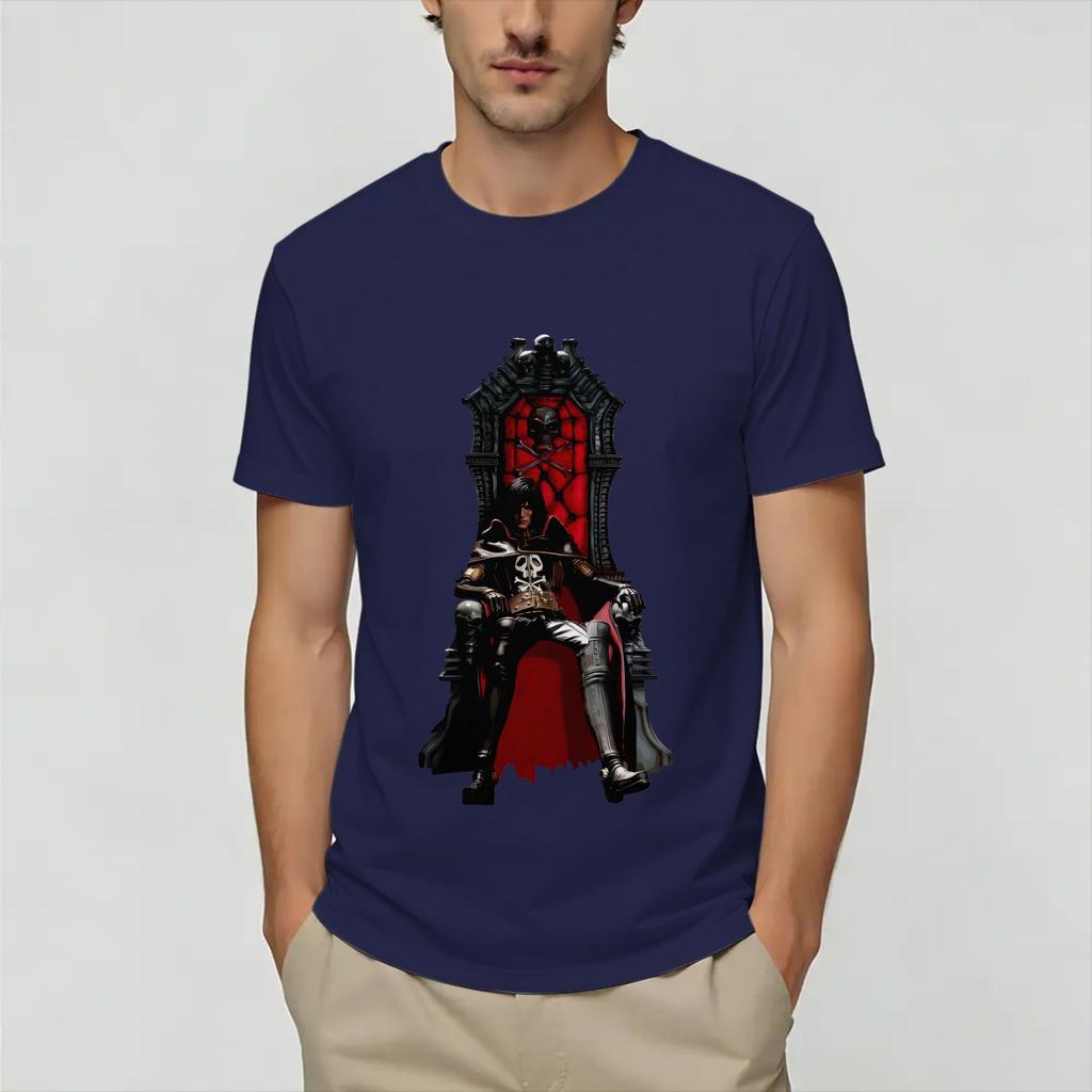 Unisex Galaxy Express 999 T Shirt Pure Cotton Clothes Vintage Short Sleeve O Neck Tees Graphic Printed Tshirts