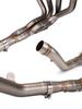 Kawasaki Z750/Z800 Modified Stainless Steel/Titanium Exhaust Swirl Header Pipe