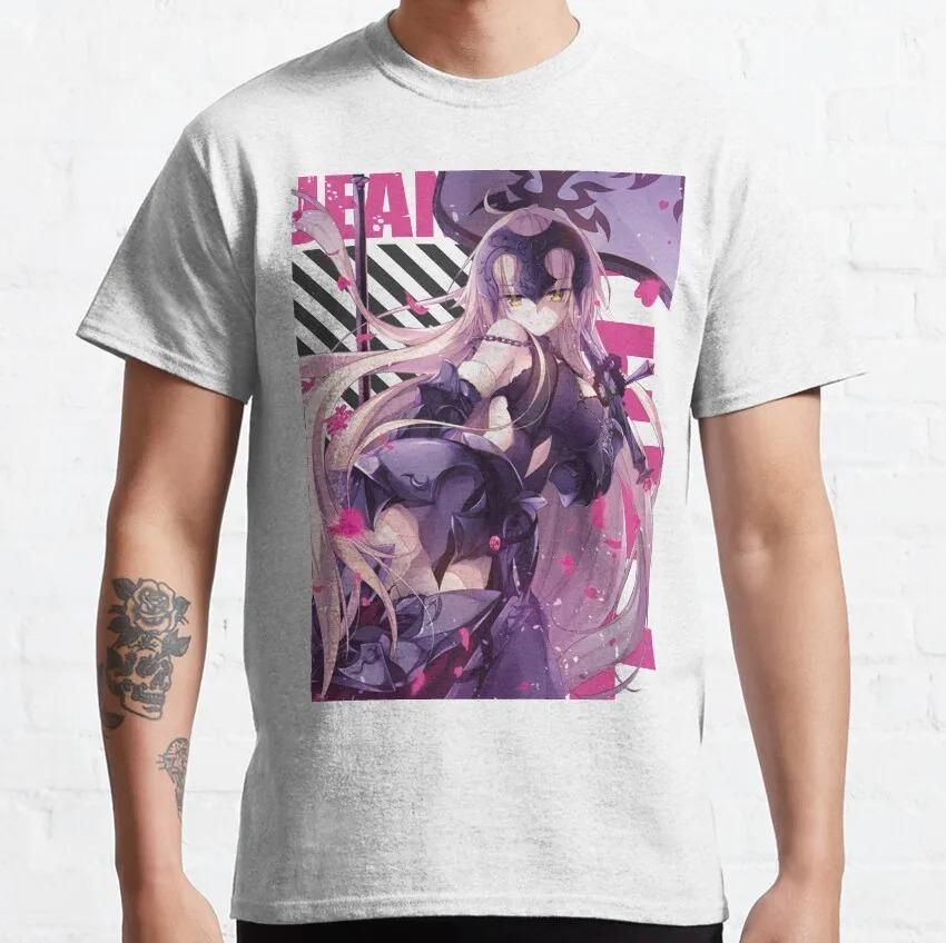 Fate Series Saber Alter (Artoria Pendragon Alter) T-Shirt, Unisex Anime Fan Streetwear Tee, 100% Cotton Casual Short Sleeve Top