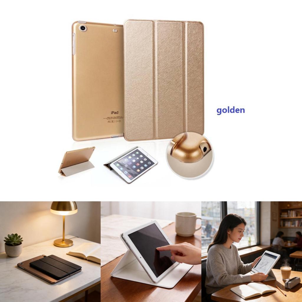 Ipad Magnetic Slim Case With Stand For Air 2 Mini And 4th Generation Tablets