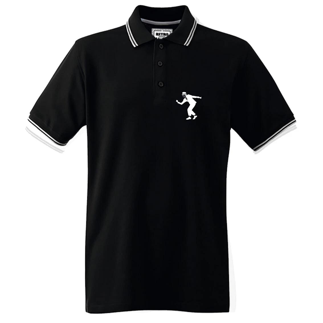 Mens Rude Boy Dancing Polo T shirt Specials Madness Suggs Skinhead Ska 2 Tone 3XL