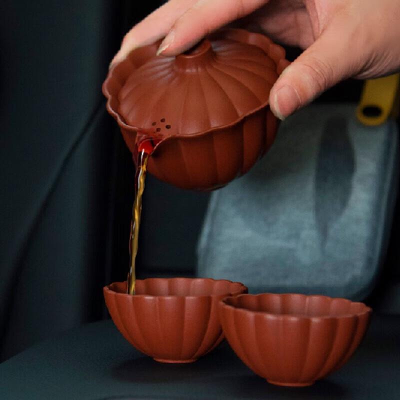 Qingpu Hall Zisha Portable Tea Set