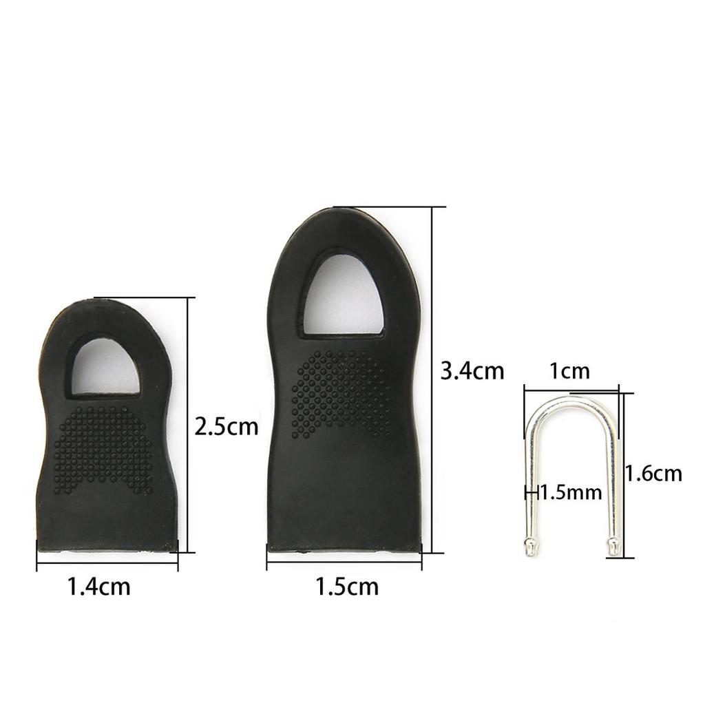8Set/Bag Replacement Zipper Puller For Clothing Zip Fixer For Travel Bag Suitcase Backpack Zipper Pull Fixer For Tent