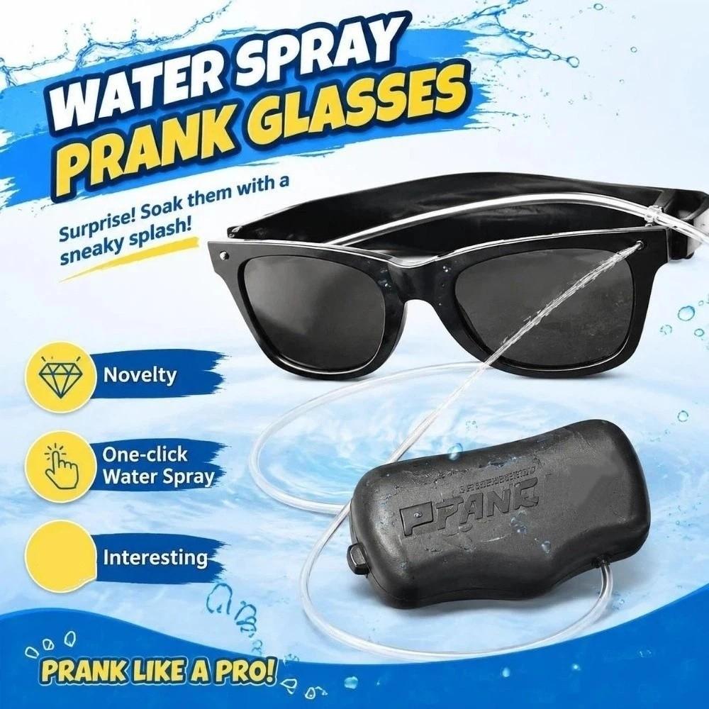 Novelty Water Spray Prank Glasses One-click Water Spray Water-spraying Prank Toy  Kids