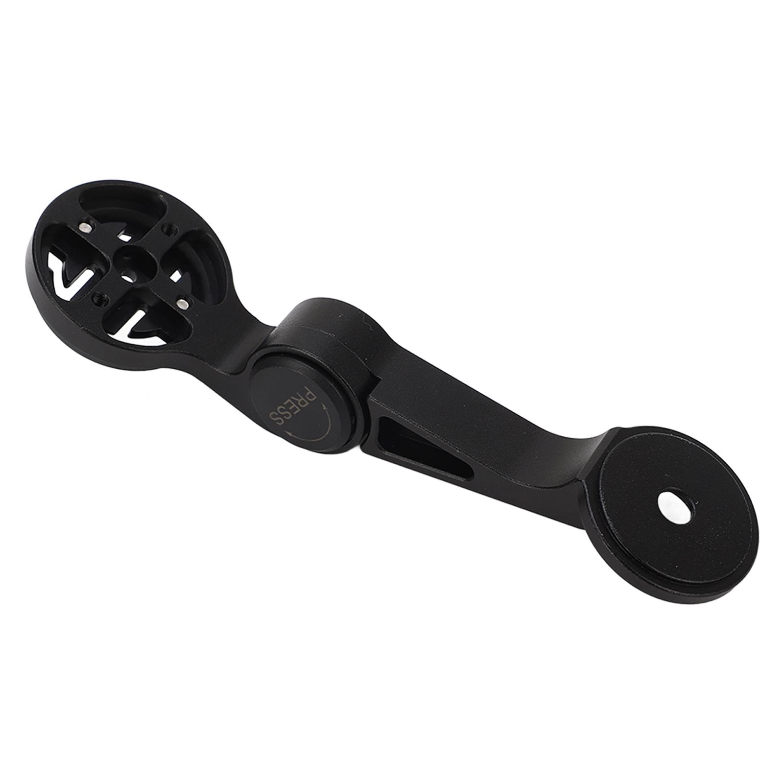 Регулируемый угол Вынос руля с креплением спереди Алюминиевый сплав Вынос руля Удлиненное крепление для велокомпьютера для Blackbird