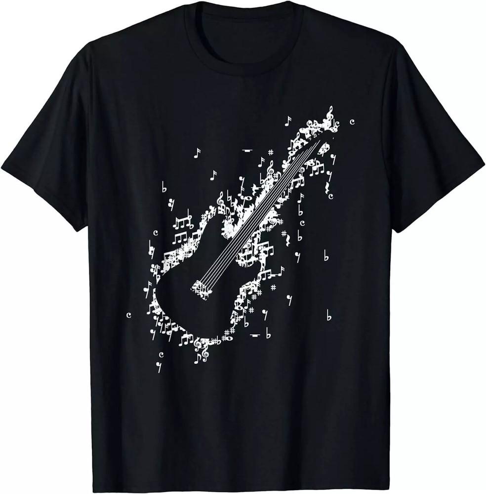 Guitar Musical T-Shirt Lovers Guitar Musical Unisex T-Shirt Size S-5XL Unisex T-Shirt XXXL