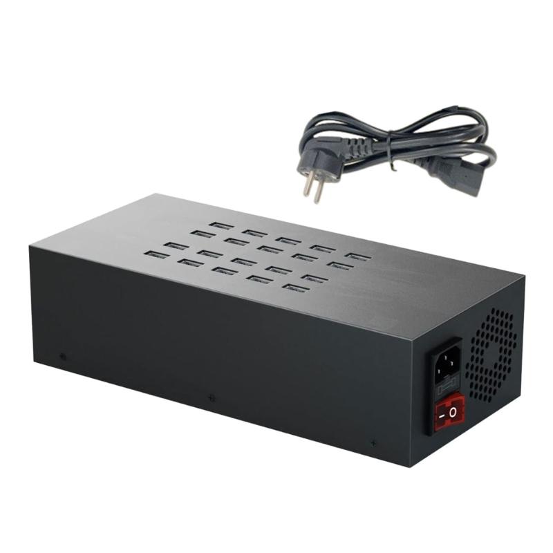 

Зарядная станция-док-станция USB для настольного компьютера большой емкости, 40/30/20/10 портов, быстрая зарядка для нескольких устройств