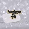 Eye-catching Colorful Eagle Bird Shaped Pin Charming Alloy Brooch For Men And Women