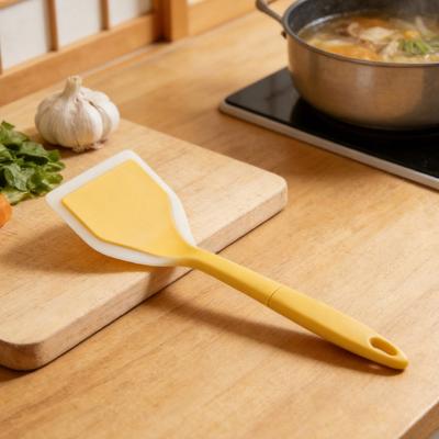 Spatola in Silicone Resistente alle Alte Temperature Turner Solido per Padelle Antiaderenti Cucina