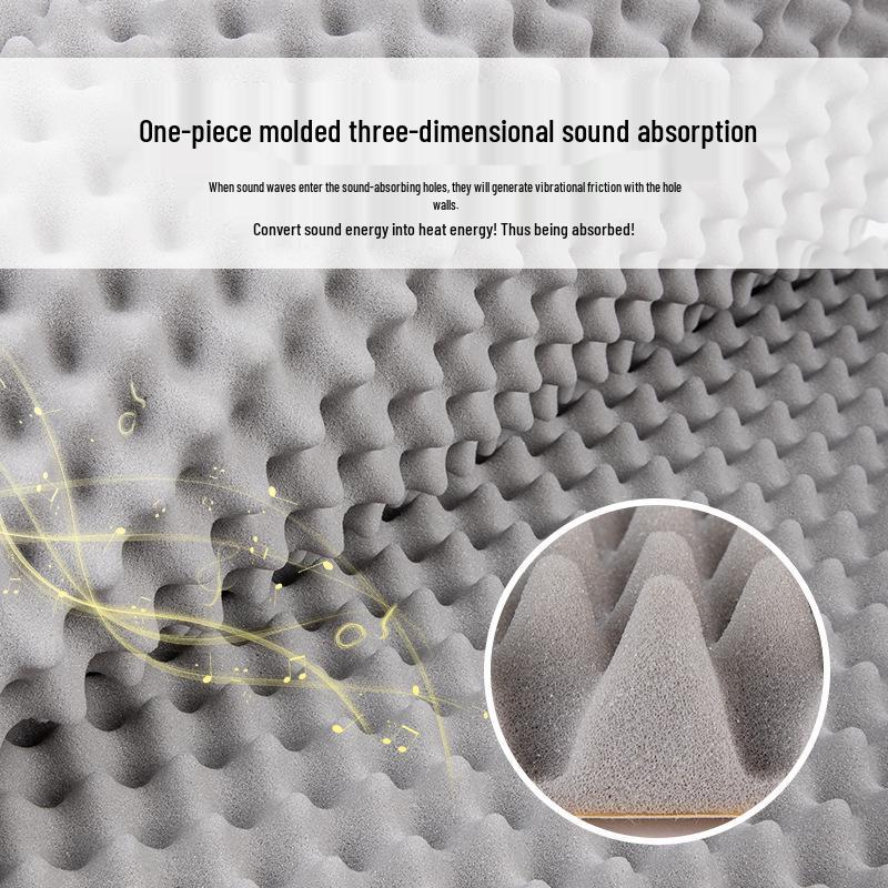 Self-Adhesive Soundproof Wave Panel for Home and Studio