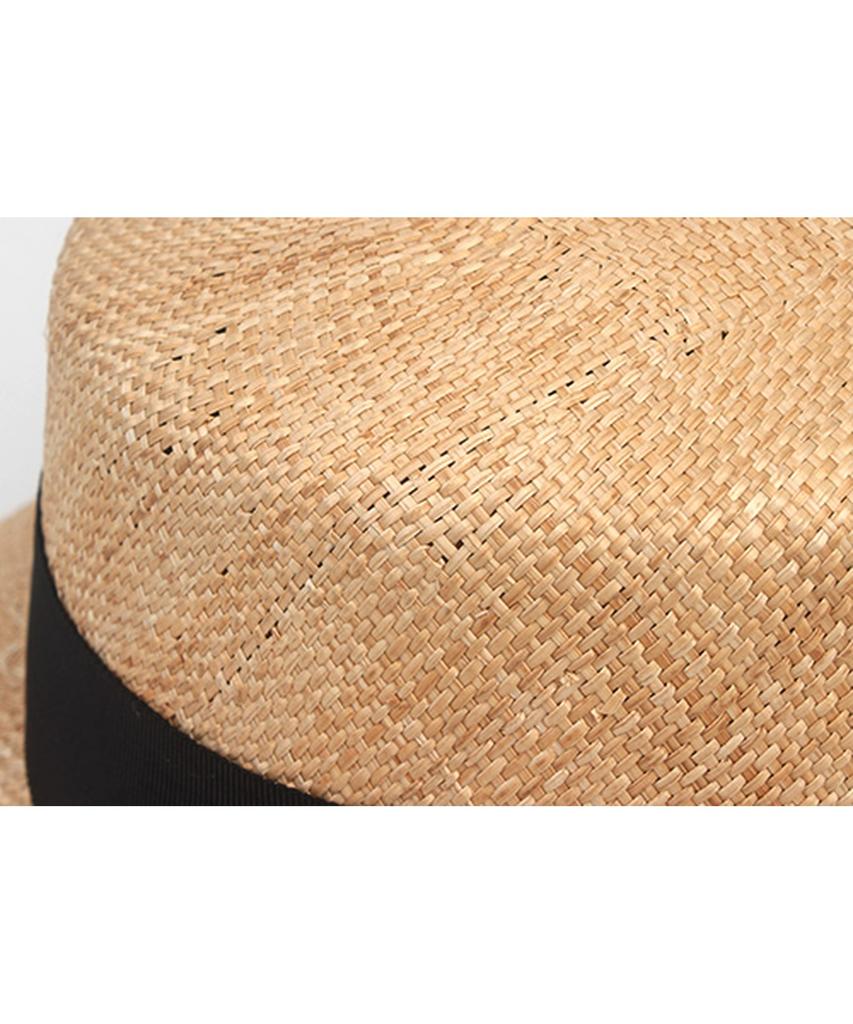 Yunibeosyeolkemiseuteuli Bau Bowl Beige Panama Hat Summer Fedora