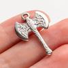 5pcs No Fade Tools Axe Wrench Sword Daily Supplies Charm Pendant For DIY Jewelry Making Accessories Keychain Earring Connectors